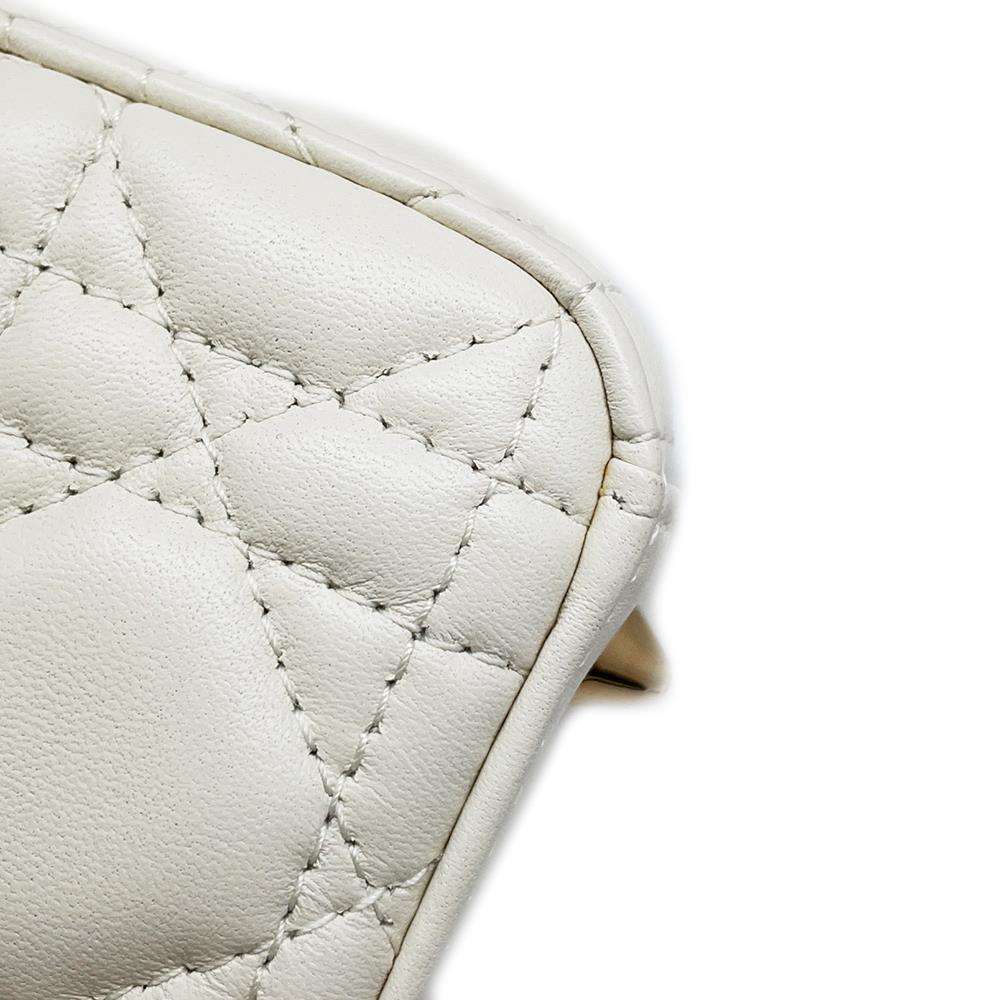 Christian Dior handbag Lady MY ABC Cannage shoulder bag White - Picture 10 of 12
